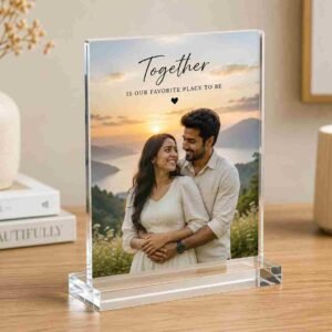 Home Personalised Acrylic Photo Stand